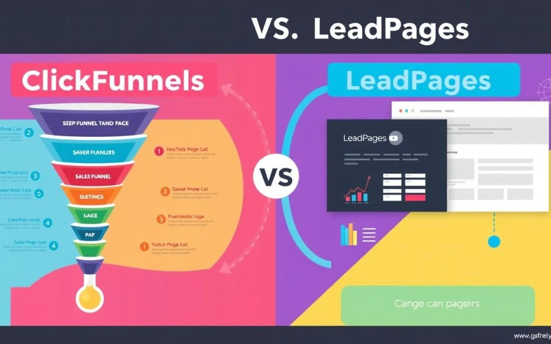 Leadpages vs Systeme io vs Clickfunnels